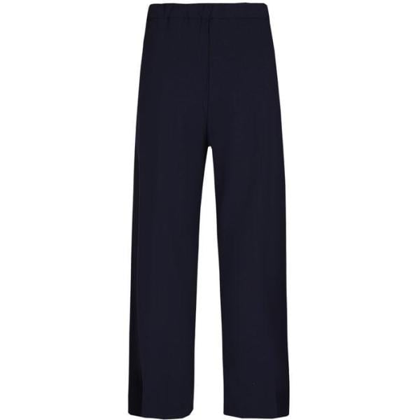 pantaloni Kisha blu tinta unita