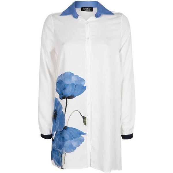 camicie Coveri Collection bianco con stampe