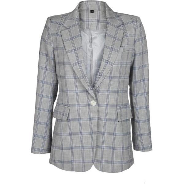 blazer Solada grigio a quadri