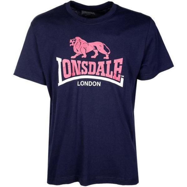 t-shirt Lonsdale blu con stampe