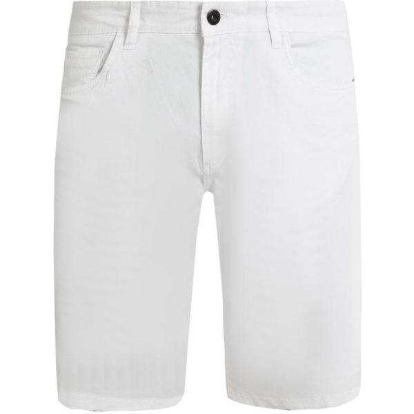 bermuda Guy bianco tinta unita