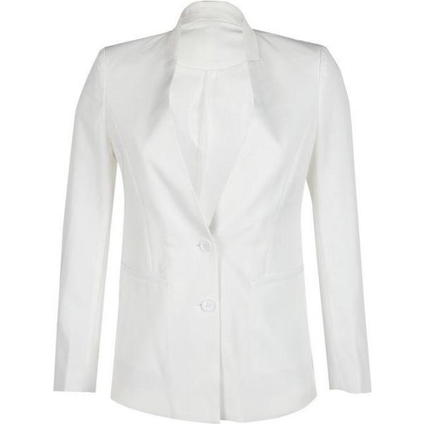 blazer Radaus bianco tinta unita