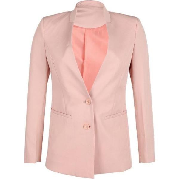 blazer Radaus rosa tinta unita