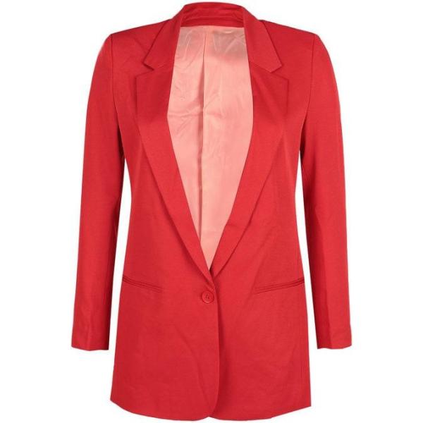 blazer Radaus rosso tinta unita