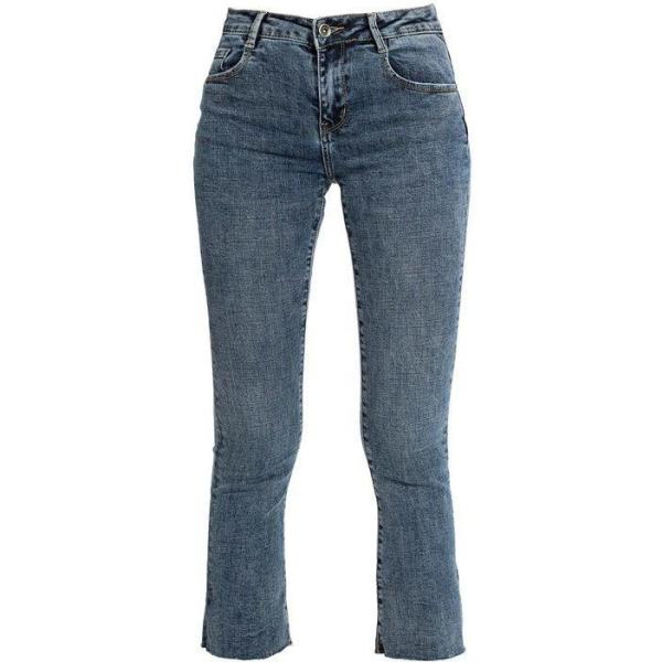 jeans a zampa Farfallina blu
