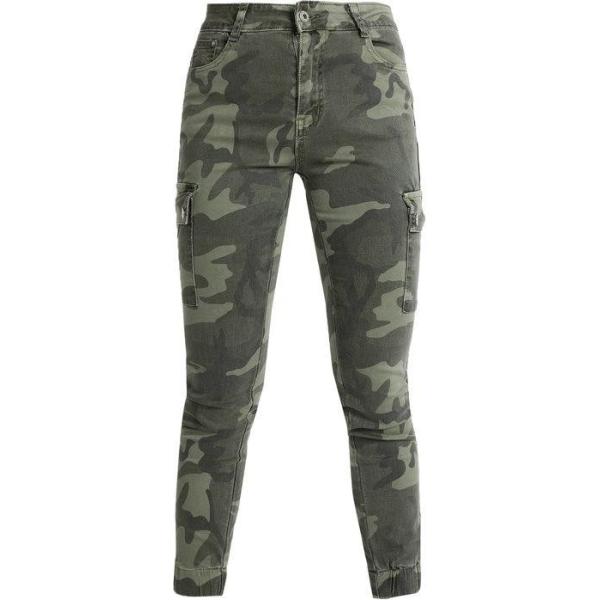 pantaloni cargo Solada grigio con stampe