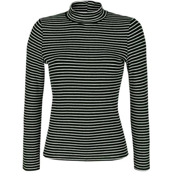 t-shirt Sweet Miss nero a righe