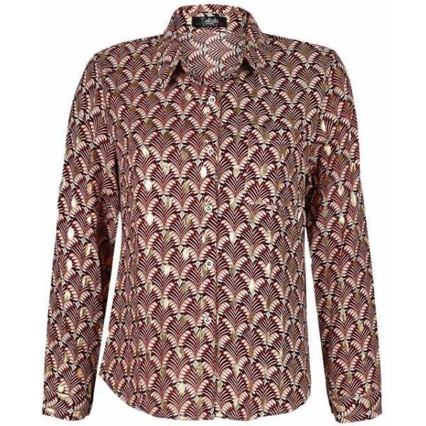 camicie Solada marrone con stampe