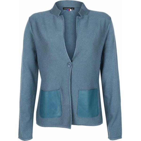 cardigans Louise Orop blu tinta unita