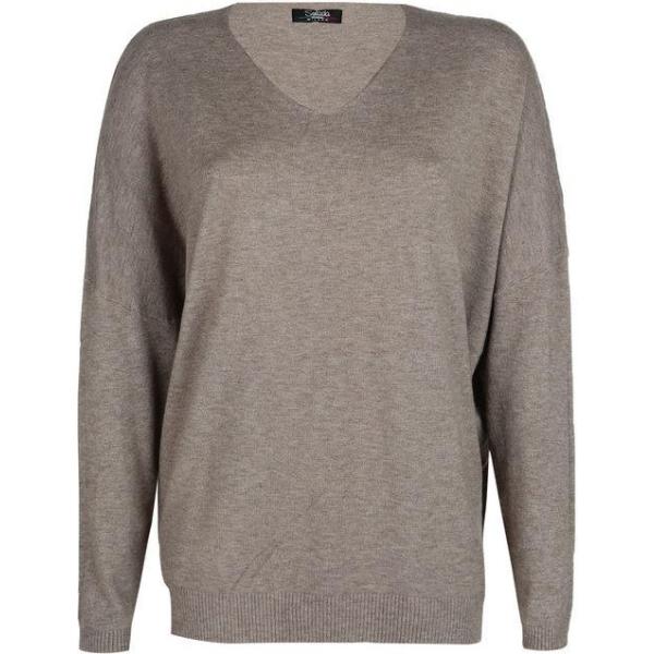 pullovers Solada marrone tinta unita