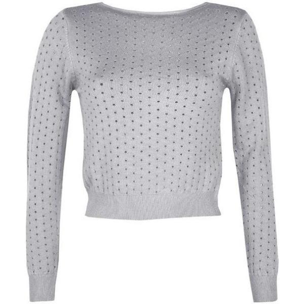 pullovers Solada grigio tinta unita