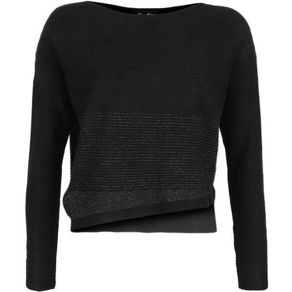 pullovers Solada nero tinta unita