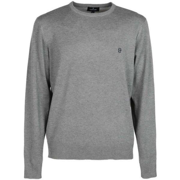 pullovers Coveri Moving grigio tinta unita