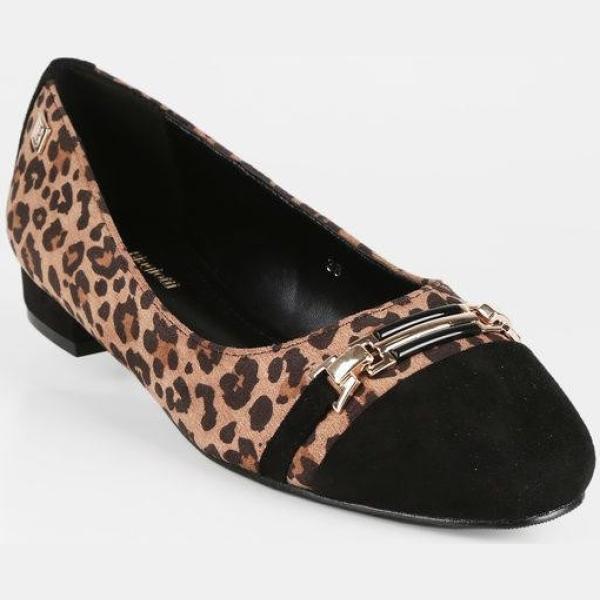 ballerine Laura Biagiotti nero animalier