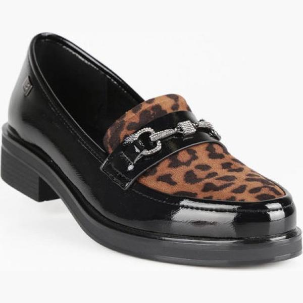 mocassini Laura Biagiotti nero animalier