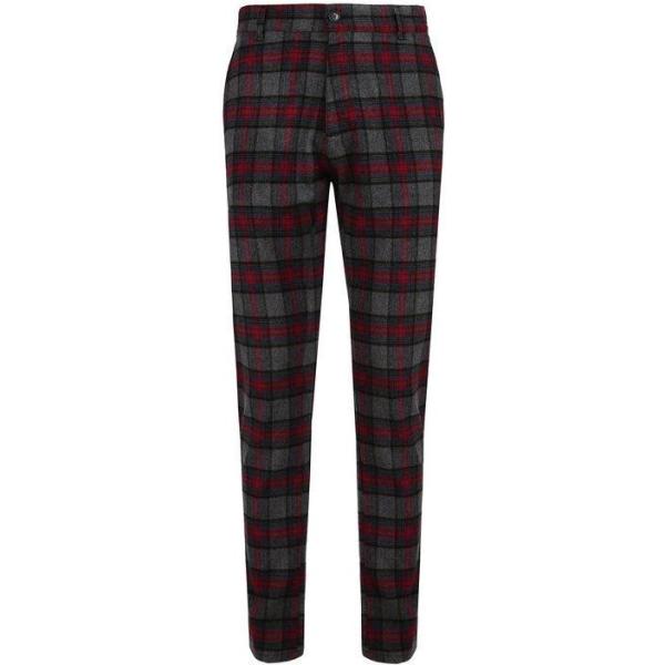 pantaloni Andy Don B nero scozzese
