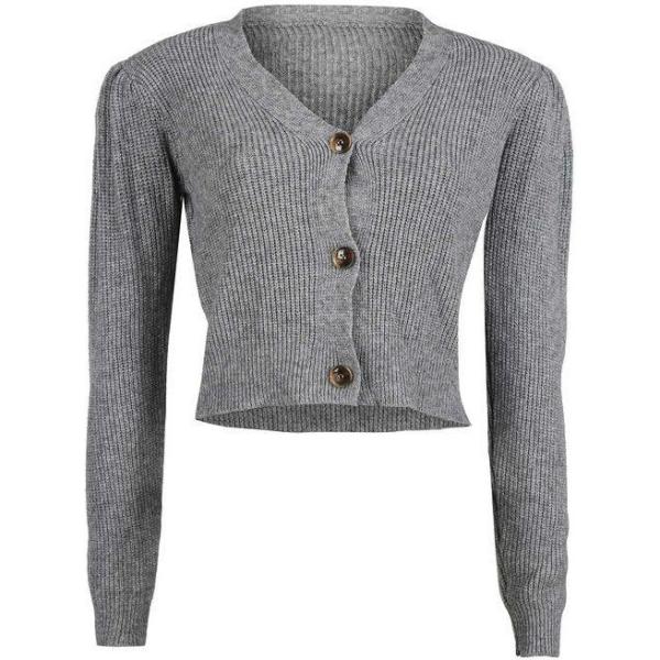 cardigans Solada grigio tinta unita