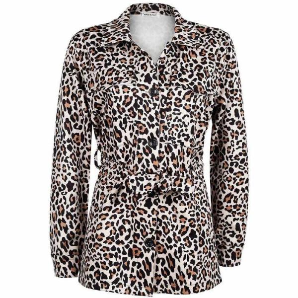 trench Made In Italy multicolore animalier