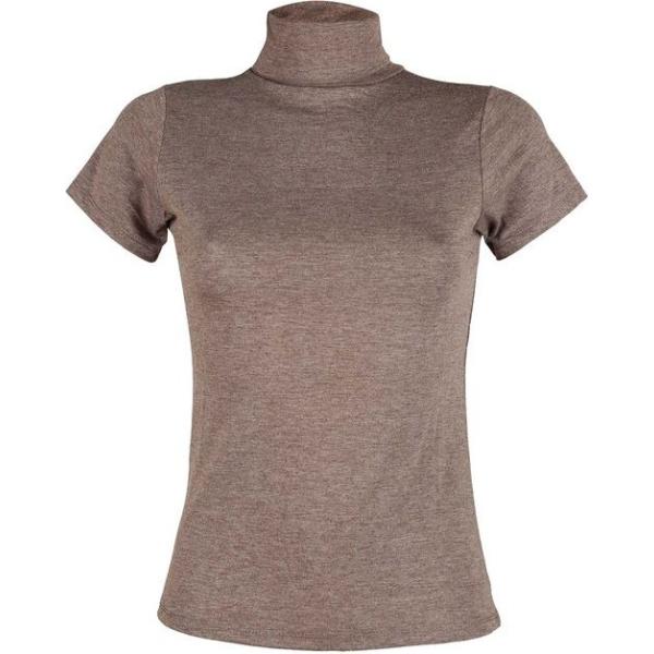 t-shirt Solada marrone tinta unita