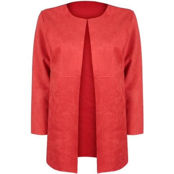 blazer Solada rosso tinta unita