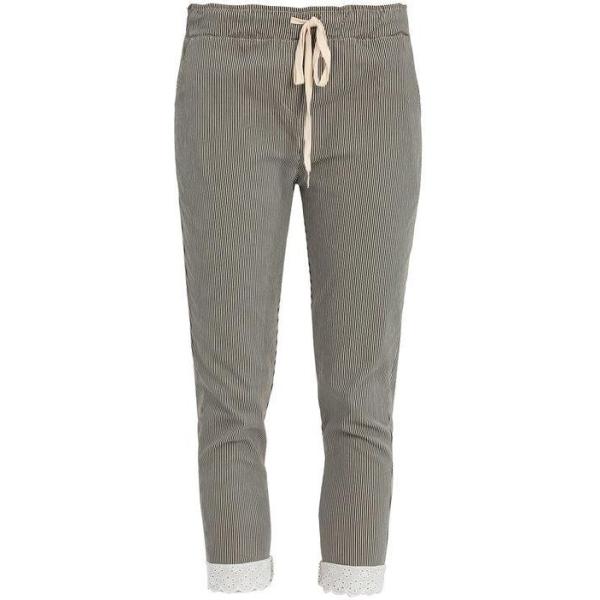 pantaloni Solada grigio a righe