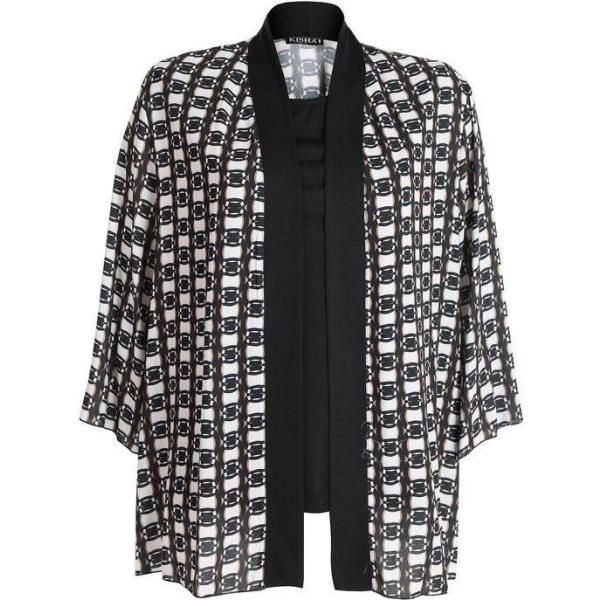 bluse Kisha nero con stampe