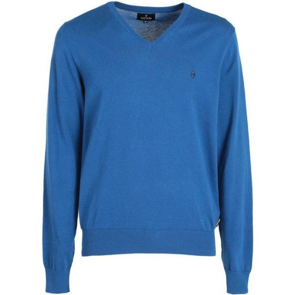 pullovers Coveri Moving blu tinta unita