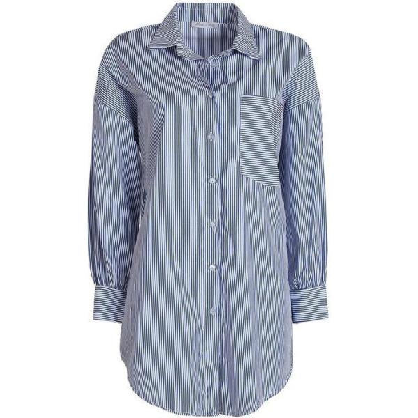 camicie Made In Italy grigio a righe
