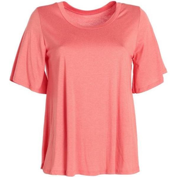 t-shirt Solada rosa tinta unita