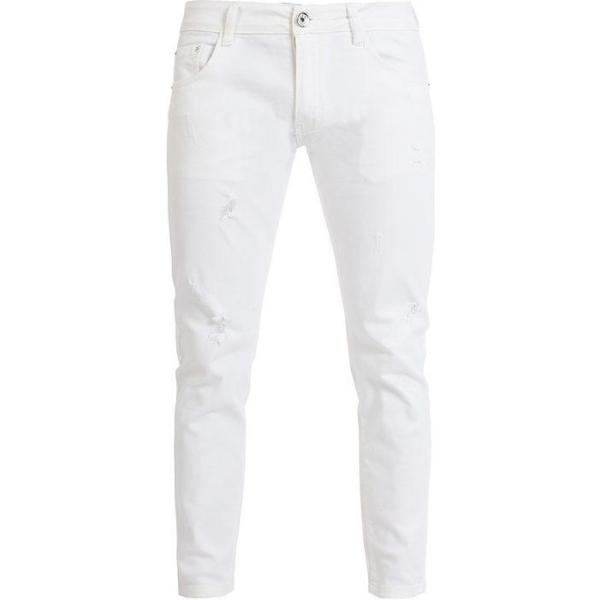 pantaloni capri Andrea Falco bianco tinta unita