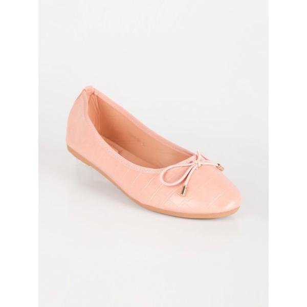 ballerine Diamantique arancione serpente