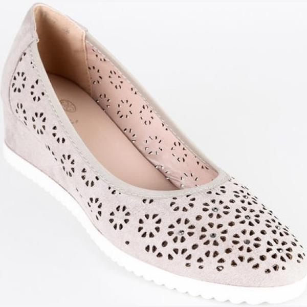 ballerine Gavi grigio tinta unita