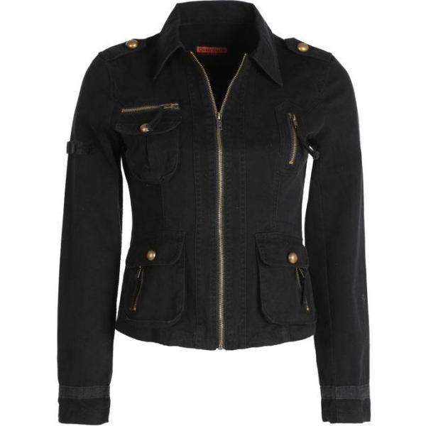 blazer Quadrifoglio nero tinta unita