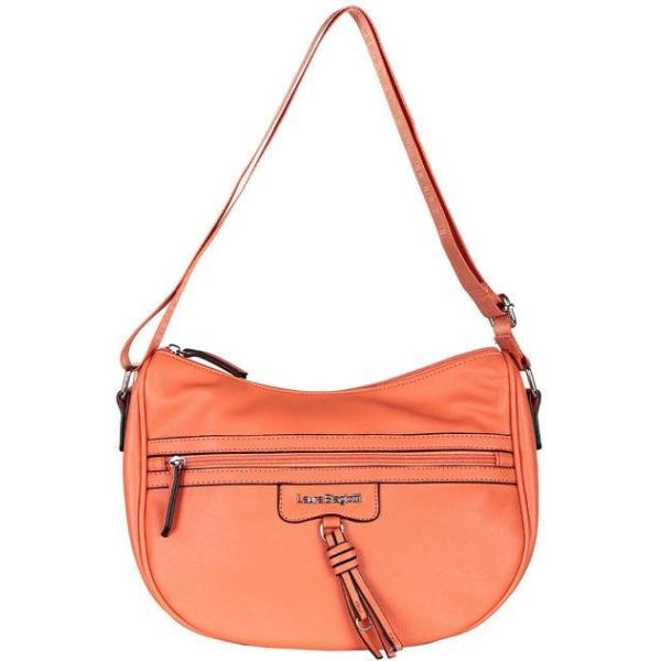 borse a spalla Laura Biagiotti arancione con stampe