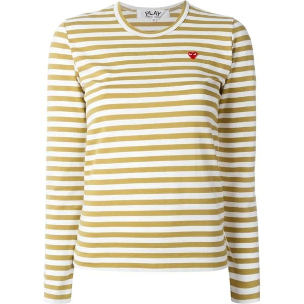 t-shirt Comme Des Garçons Play bianco