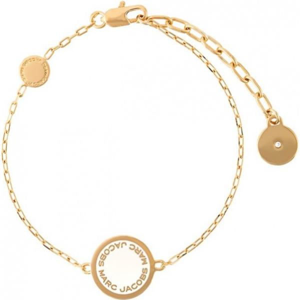 Bracciale effetto metallizzato con logo Marc Jacobs