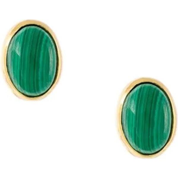 Orecchini taglia unica oro e verde Wouters & Hendrix verde