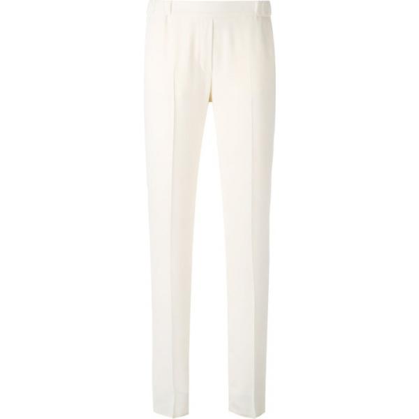 Pantalone a sigaretta bianco Mm6 Maison Margiela bianco