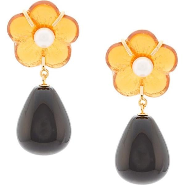 Orecchini taglia unica nero Lizzie Fortunato Jewels nero