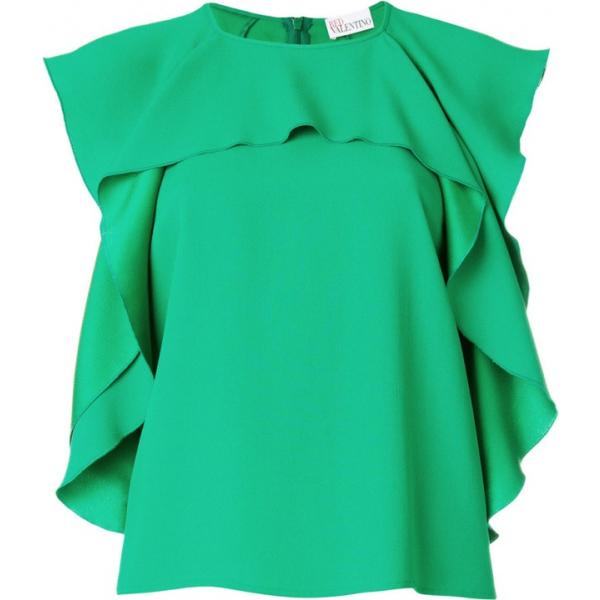 Blusa rosso e verde Red Valentino verde
