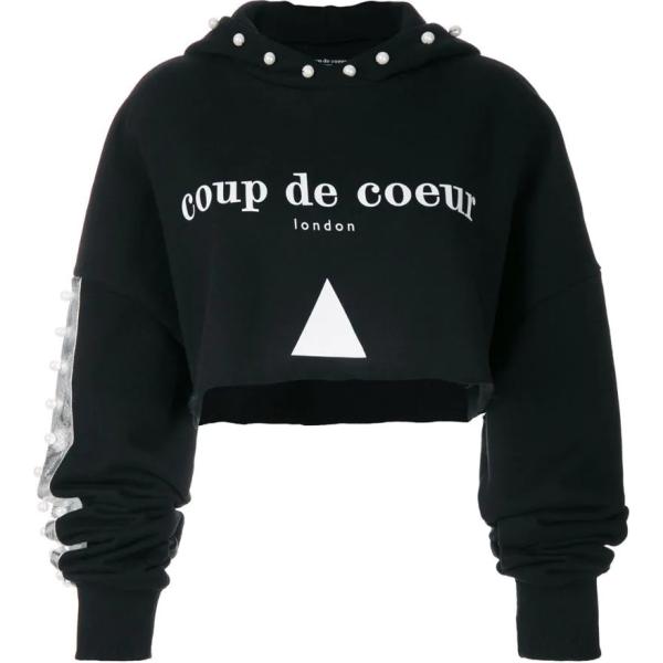 felpe con cappuccio Coup De Coeur nero