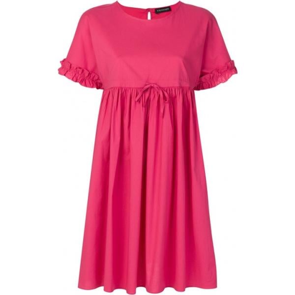 Vestito forma svasata rosa e viola Twin-Set viola