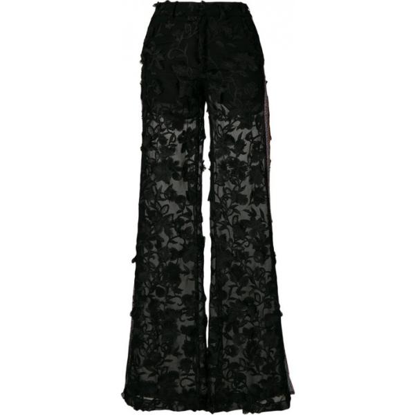 Pantalone a zampa nero Ainea nero