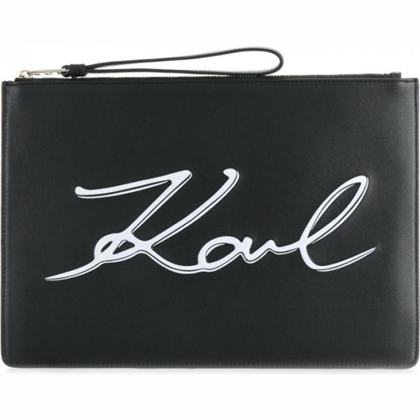 Clutch con stampa taglia unica nero Karl Lagerfeld nero con stampe