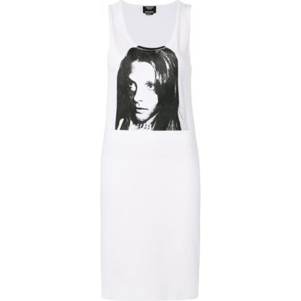 Vestito scollatura senza maniche aderente bianco Calvin Klein 205W39nyc bianco