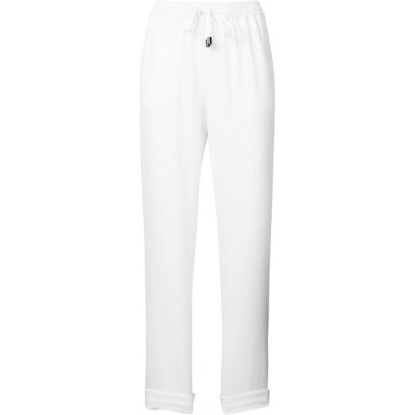 Pantaloni jogger crop bianco Emporio Armani bianco