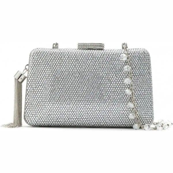 Clutch taglia unica grigio Serpui grigio