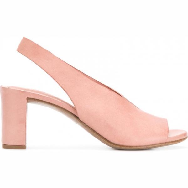 Sandali con cinturino in pelle rosa e viola Del Carlo rosa