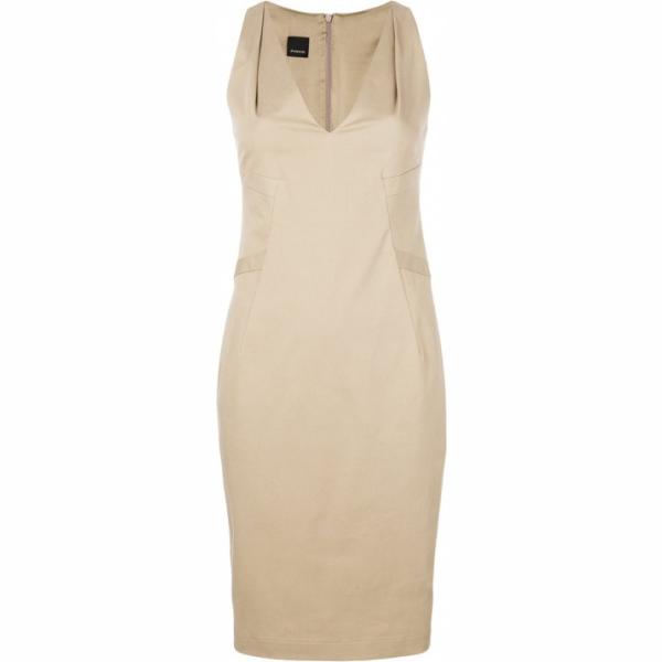 Vestito marrone Pinko marrone