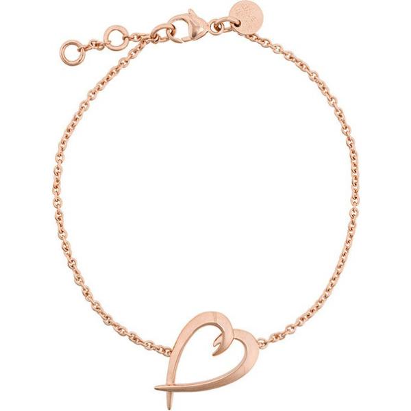 Bracciale con cuore effetto metallizzato taglia unica argento Shaun Leane